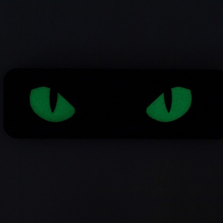 M-TAC Naszywka na rzep Cat Eyes Laser Cut Black GID