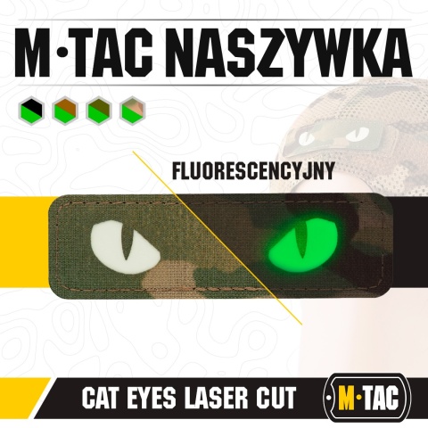 M-TAC Naszywka na rzep Cat Eyes Laser Cut MultiCam® GID