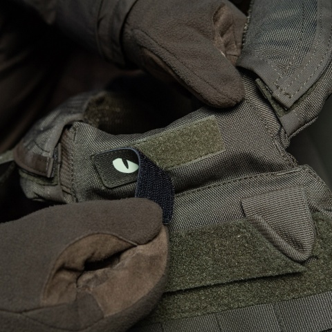 M-TAC Naszywka na rzep Cat Eyes Laser Cut Ranger Green GID