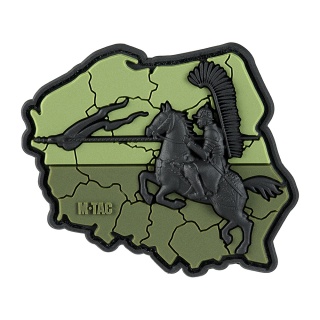 M-TAC Naszywka na rzep Husaria 3D PVC Olive