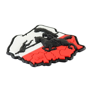M-TAC Naszywka na rzep Husaria 3D PVC Red White Black