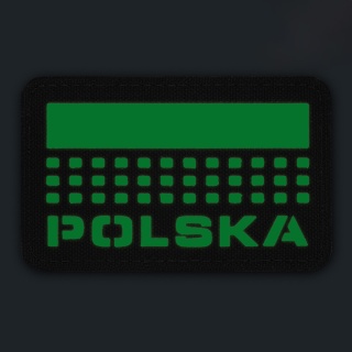 M-TAC Naszywka na rzep Polska z flagą 50x80 Laser Cut Red/Lum