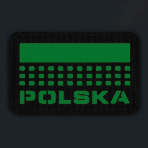 M-TAC Naszywka na rzep Polska z flagą 50x80 Laser Cut Red/Lum