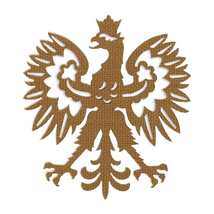 M-TAC Naszywka na rzep Polski Orzeł „Przechodzi na wylot" Laser Cut Coyote
