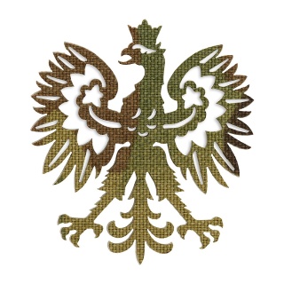 M-TAC Naszywka na rzep Polski Orzeł „Przechodzi na wylot" Laser Cut MultiCam®