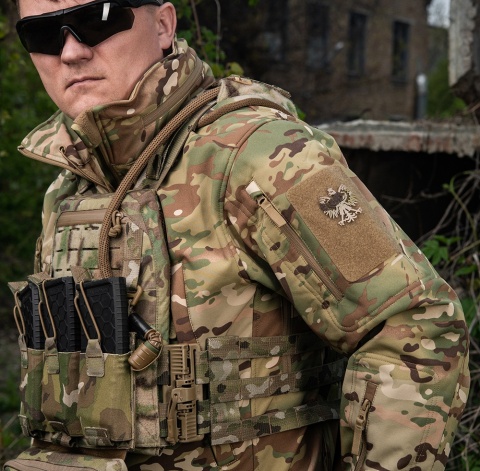 M-TAC Naszywka na rzep Polski Orzeł „Przechodzi na wylot" Laser Cut MultiCam®