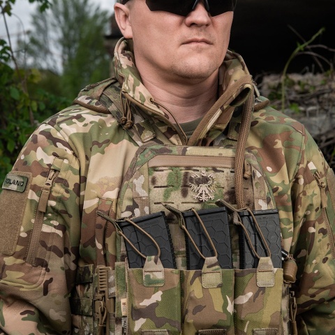 M-TAC Naszywka na rzep Polski Orzeł „Przechodzi na wylot" Laser Cut MultiCam®