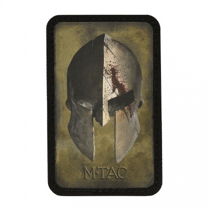 M-TAC Naszywka na rzep Spartan Helmet Ranger Green/Black