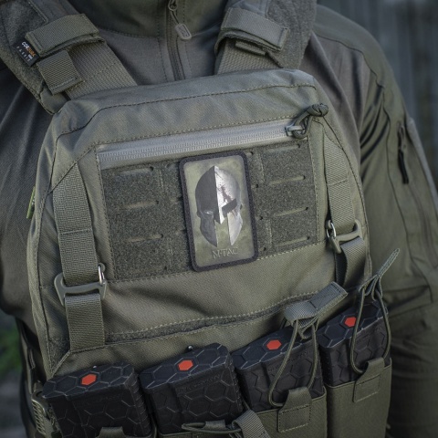 M-TAC Naszywka na rzep Spartan Helmet Ranger Green/Black