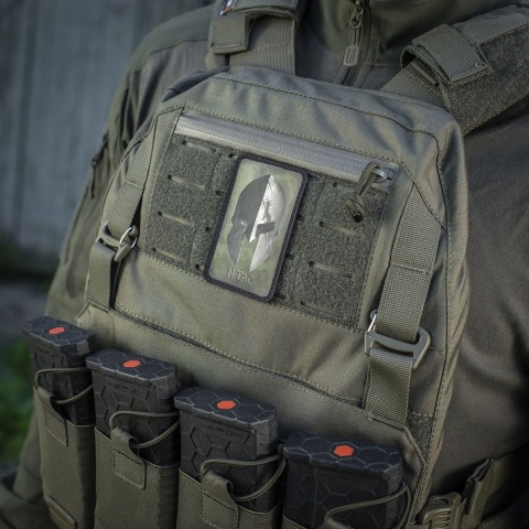 M-TAC Naszywka na rzep Spartan Helmet Ranger Green/Black