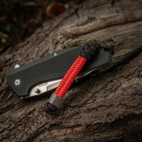 M-TAC Zawieszka FishCylindre Steel Black Red
