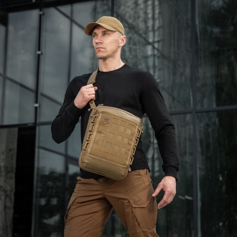 M-TAC Torba kieszeń pionowa Laser Cut Hex Coyote