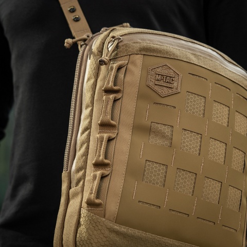 M-TAC Torba kieszeń pionowa Laser Cut Hex Coyote