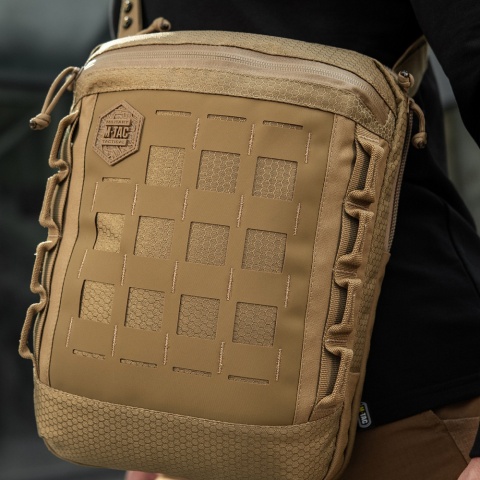M-TAC Torba kieszeń pionowa Laser Cut Hex Coyote