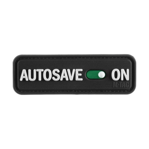M-TAC Naszywka na rzep Autosave PVC Black