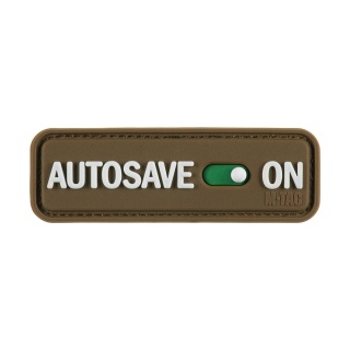 M-TAC Naszywka na rzep Autosave PVC Coyote