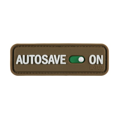 M-TAC Naszywka na rzep Autosave PVC Coyote