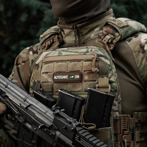 M-TAC Naszywka na rzep Autosave PVC Coyote
