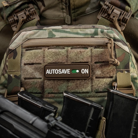 M-TAC Naszywka na rzep Autosave PVC Coyote