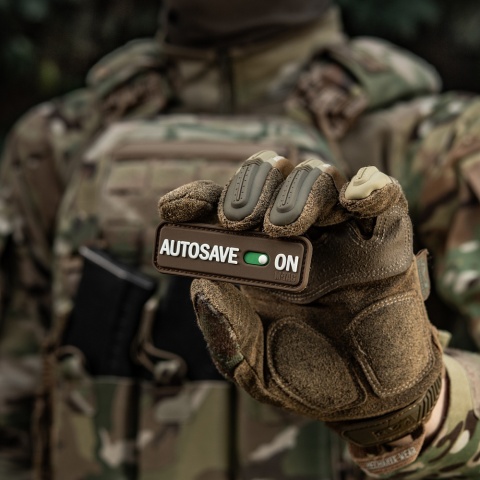 M-TAC Naszywka na rzep Autosave PVC Coyote