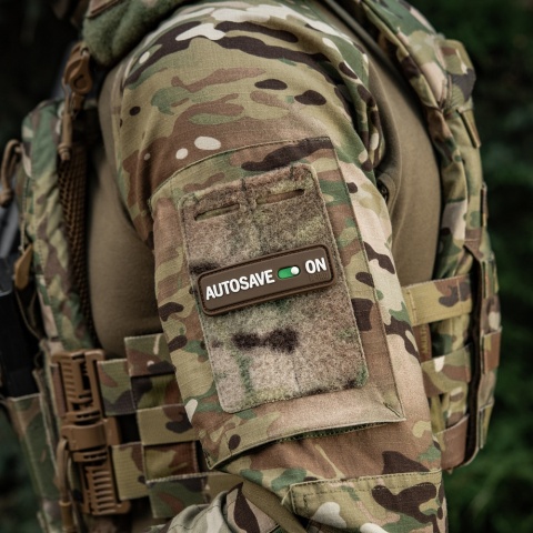 M-TAC Naszywka na rzep Autosave PVC Coyote