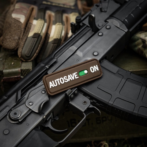 M-TAC Naszywka na rzep Autosave PVC Coyote