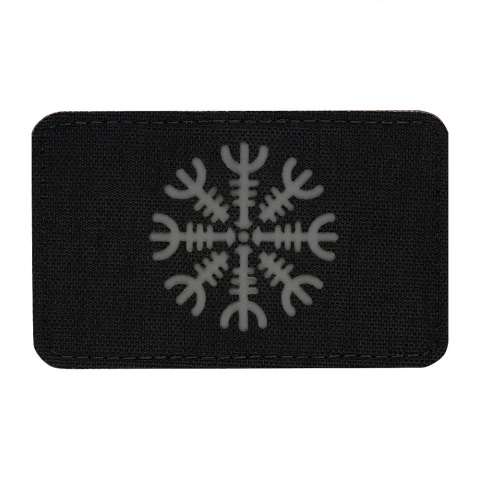 M-TAC Naszywka na rzep Hełm Grozy Pozioma Laser Cut Black Grey