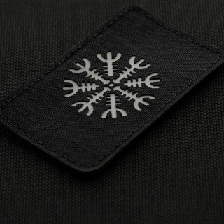 M-TAC Naszywka na rzep Hełm Grozy Pozioma Laser Cut Black Grey