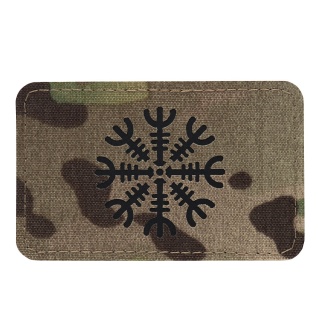 M-TAC Naszywka na rzep Hełm Grozy Pozioma Laser Cut MultiCam® Black