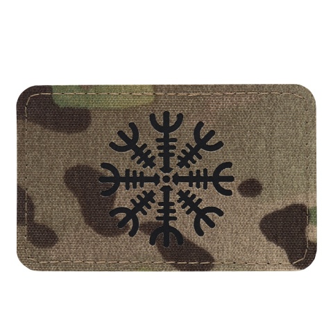 M-TAC Naszywka na rzep Hełm Grozy Pozioma Laser Cut MultiCam® Black
