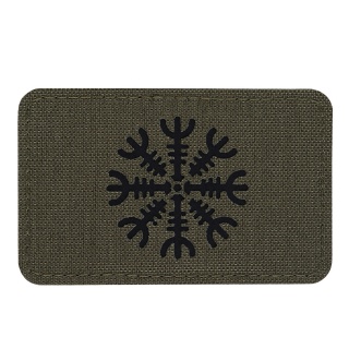 M-TAC Naszywka na rzep Hełm Grozy Pozioma Laser Cut Ranger Green Black