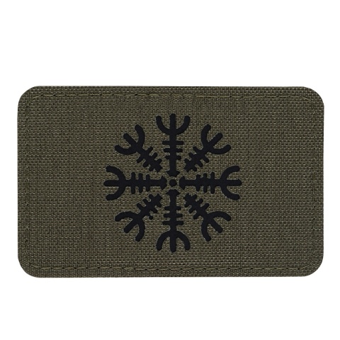 M-TAC Naszywka na rzep Hełm Grozy Pozioma Laser Cut Ranger Green Black