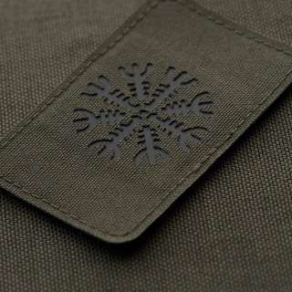 M-TAC Naszywka na rzep Hełm Grozy Pozioma Laser Cut Ranger Green Black