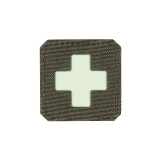 M-TAC Naszywka na rzep Medic Cross Laser Cut Ranger Green GID