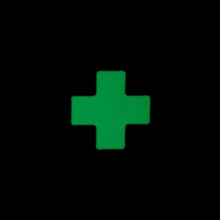 M-TAC Naszywka na rzep Medic Cross Laser Cut Ranger Green GID
