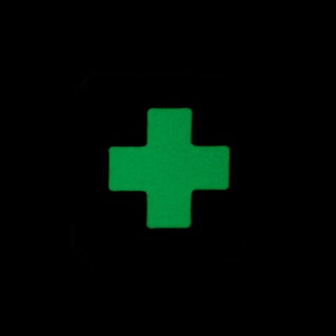 M-TAC Naszywka na rzep Medic Cross Laser Cut Ranger Green GID
