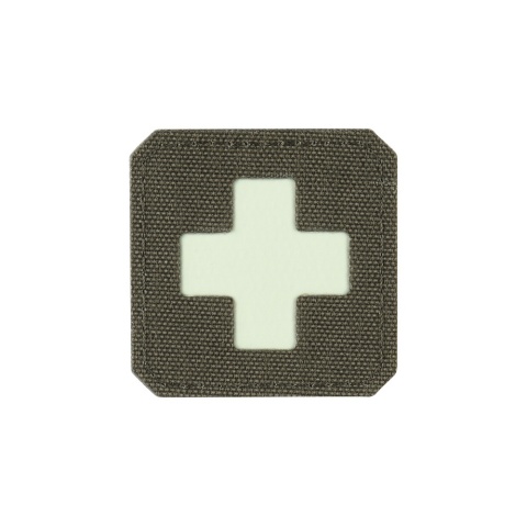 M-TAC Naszywka na rzep Medic Cross Laser Cut Ranger Green GID
