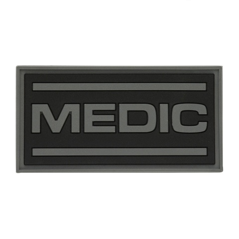 M-TAC Naszywka na rzep Medic PVC Black Grey