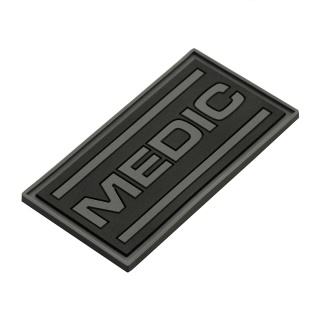 M-TAC Naszywka na rzep Medic PVC Black Grey