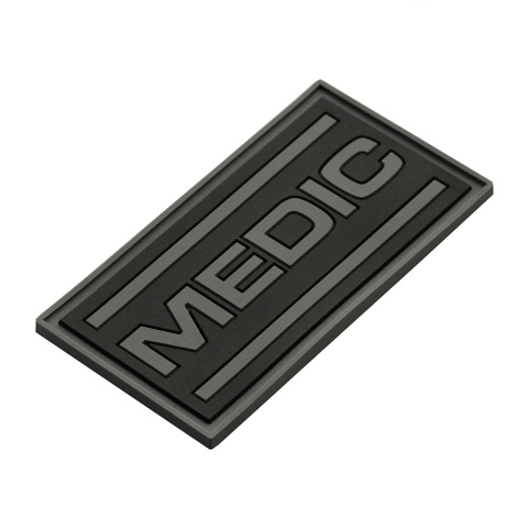 M-TAC Naszywka na rzep Medic PVC Black Grey