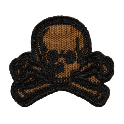 M-TAC Naszywka na rzep Old Skull Coyote/Black
