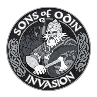 M-TAC Naszywka na rzep Sons of Odin 3D PVC Black/Grey