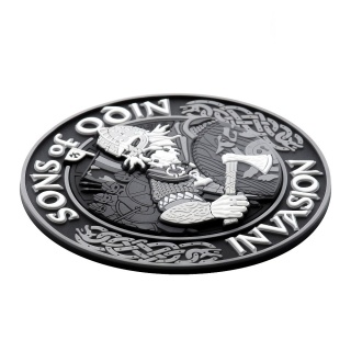 M-TAC Naszywka na rzep Sons of Odin 3D PVC Black/Grey