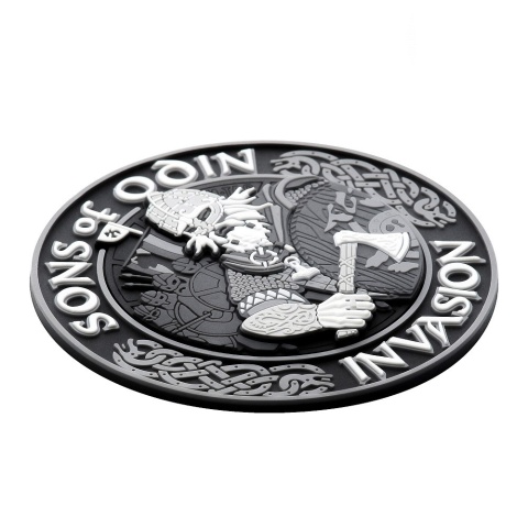 M-TAC Naszywka na rzep Sons of Odin 3D PVC Black/Grey