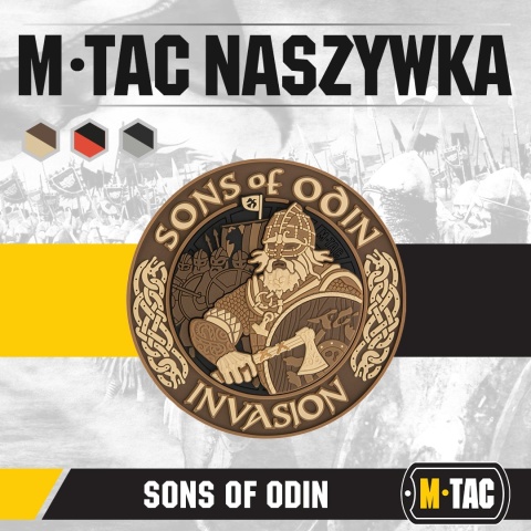 M-TAC Naszywka na rzep Sons of Odin 3D PVC Coyote
