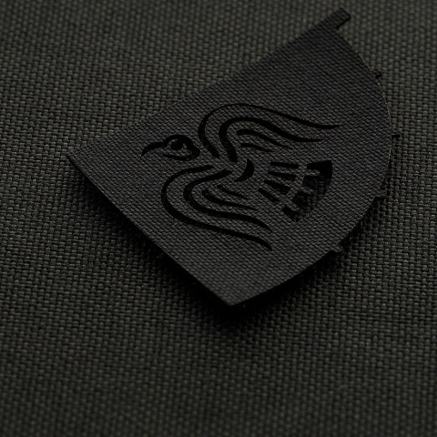 M-TAC Naszywka na rzep Sztandar Wrona Laser Cut Black