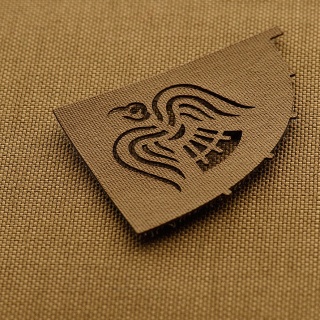 M-TAC Naszywka na rzep Sztandar Wrona Laser Cut Coyote