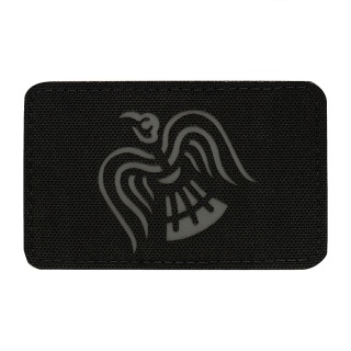M-TAC Naszywka na rzep Sztandar Wrona Laser Cut Black/Grey