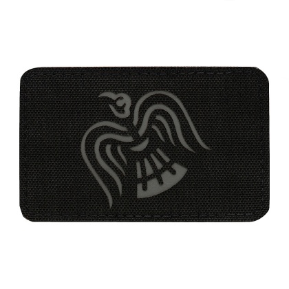 M-TAC Naszywka na rzep Sztandar Wrona Laser Cut Black/Grey
