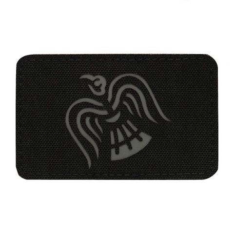 M-TAC Naszywka na rzep Sztandar Wrona Laser Cut Black/Grey